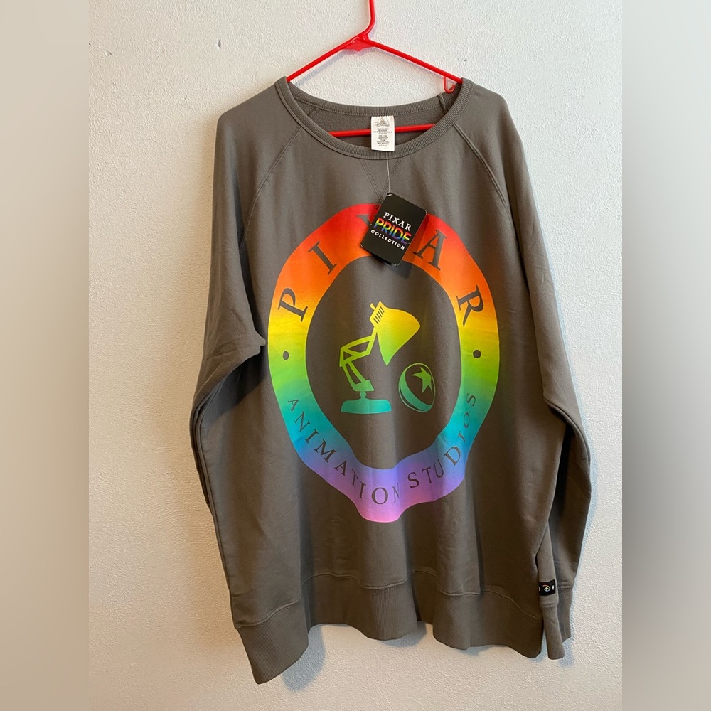 NWT Pixar Animation Studios Gray Sweater